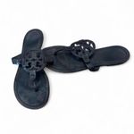 Tory Burch MILLER Croc Embossed SANDALS IN Chocolate BROWN SIZE 9 Photo 1