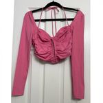 Princess Polly  Galyn Long Sleeve Top Pink Photo 3