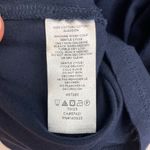 Loft Women's Blue Off The Shoulder Pullover Cut Out Lace 3/4 Sleeve Blouse Sz S Photo 4