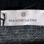Maison Ullens  Cashmere Silk Knit Stretch Pullover Turtleneck Gray Black Sweater Photo 1