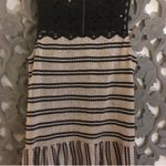 Free People  Molly’s Retro Peplum striped eyelet tank top shirt size large Photo 3