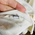 Kate Spade  NY Open Back Bow White Cream 3/4 Sleeve Blouse Top Size Large L‎ Photo 1