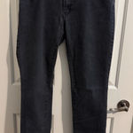 prAna  Womens Mid Rise Fitted Jeans Charcoal Gray Snakeskin 12 Photo 0