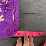 Victoria's Secret Vintage Victoria’s Secret Purple and Gold Small Duffle Purse Photo 5