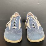 Finn Comfort Made in Germany Nubuck Leather Lace Up Shoe Blue Size 5 Wide Photo 2