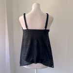 Black Lace Adjustable Tankini Top Size M Photo 5