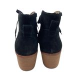 Caslon * Booties Womens 35 Black Suede Leather Ankle Heeled Whimsigoth Festival Photo 4