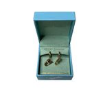 Paige Harper Gold Tone Cowgirl Cowboy Hat Cubic Zirconia Set in Brass Earrings Photo 4