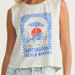 Z Supply NWT  French Riviera cropped tank medium Photo 0