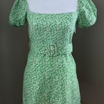 ZARA Floral Belted Dress Photo 0