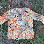 Alfred Dunner  Petite Floral‎ Print Metallic Accent Top 10P Crochet Trim Photo 0