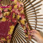 Vintage 90’s Bubble Top Red Floral Print Boho Stretchy OSFM NWT Size undefined Photo 1