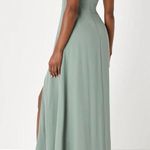 Lulus Sage Green Bridesmaid Dress Photo 1