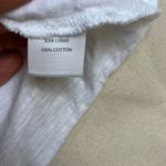 Bobi Los Angeles White Split Neck Tee Size L 100% Cotton New Minimalist Size L Photo 6