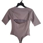 Free People  Everly Square Neck Cutout Back Thong Bodysuit  Photo 2