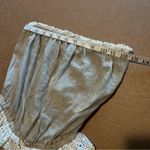 Ramy Brook  Tilda strapless tube top cover gold lurex and crochet hem, XS, NWT Photo 7