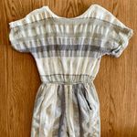 All that jazz Vintage Reversible Striped Cropped Jumpsuit Womens 0-2 Photo 6