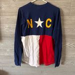 ROYCE North Carolina spirit jersey Long Sleeve Blue Tee Casual‎ size small Photo 3