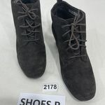 Clarks Womans Active Air Brown Suede Lace Up Heel Ankle Bootie Size 8 M Photo 1