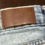 Hidden Truth Hurts Distressed Denim Women Shorts Sz M Boho Festival Beach Blue Size M Photo 2