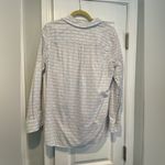 Vineyard Vines  Size 8 Striped Neon Polka Dot Cotton Long Sleeve Popover Top Photo 5