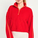 Old Navy Red Sherpa Fleece Photo 0