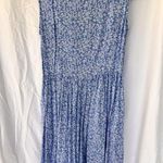 VTG Ellen Ashley Blue Floral Sleeveless Romper Women’s Size M Cottage Prairie Size M Photo 3