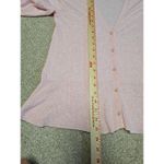 Lilly Pulitzer ‎ Clarissa Sweater Cool Max Cardigan Pale Pink Pearl Ruffle Small Photo 7