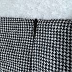 Forever 21  Black and White Houndstooth Print Ruffle Mini Skirt Photo 5