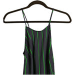 NWT Rowing Blazers X Target Navy Lime Green Striped Sleeveless Maxi Dress Size S Blue Photo 2