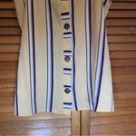 Pink Rose Women’s Yellow Striped Button Down Top Sz Medium Photo 1