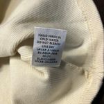 &Merci Cream Puff Sleeve Top M‎ Henley Rib Knit Stretch Romantic Cottagecore Size M Photo 7