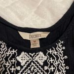 Decree  Black Embellished Crop Tank Top Photo 2