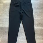 Maje Palmy Belted High Waist Step Hem Crepe Black Pants Size FR40 (US L) Photo 8