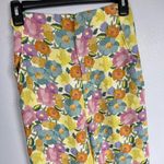 ZARA Satin Effect High Waist Floral Print Pants Photo 2