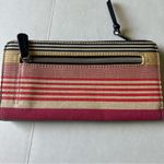 Relic  by fossil seahorse striped colorful long zip up wallet NWOT Photo 5