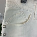 Rock & Republic White Distressed Studded Bermuda Shorts 4 Photo 6