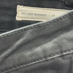 PacSun  Black Mid Rise Skinniest Coated Bodycon Jeans Womens 24 Photo 9