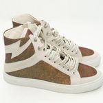 Zadig & Voltaire . High Glitter Flash Trainers. Photo 0