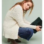 Anthropologie  Akemi + Kin Bernadette‎ Textured Knit Cardigan Cream Size Small Photo 1