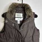 Eddie Bauer Women's  Size Medium‎ Goose Down 700 Fill Turtle Neck Full Zip Vest Photo 2