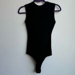 AGOLDE Sutton V Back High Neck Sleeveless Reversible ? Bodysuit Size Medium Blac Photo 1