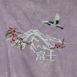 Blind Rooster Sweatshirt Women Large Pink Purple Tie Dye Japan Casual Athleisure Photo 4