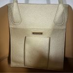 Tory Burch  | NWOT Metallic Perry Leather Tote Golden Large Purse Shoulder Bag Photo 7