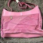 New Retro Pink Suede Haband Purse with Pocket Photo 2