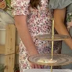 Francesca's Mi Ami Pink Floral Dress Photo 2