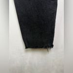 RE/DONE  Women’s Easy Straight High-Rise Raw Hem Crop Jeans Black Size 27 Photo 6