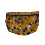 Vintage Carlos Falchi *Hand Painted* Animal Print pouch with Zipper Photo 0