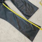 Good American Good Legs Flare Faux Leather Pants Black 15 Photo 10