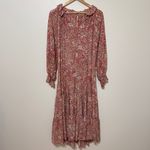 Free People NEW  Feeling Groovy Dress Size XS Oversized Paisley Floral RARE Photo 2